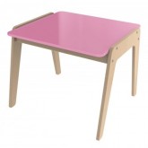 Childrens Pink Wooden Table - Millhouse