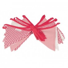 Kiddiewinkles Pink Gingham Bunting