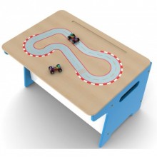 Race Track Toy Box and Desk - Millhouse
