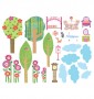 Childrens Wall Stickers - Wallies - Play House Sheet 2
