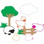 Farmyard Wall Stickers - Mungai Mirrors