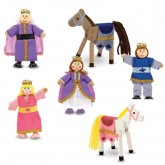 Royal Family Wooden Figure Set