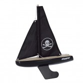 Skipper Wooden Pond Yacht - Pirate 10 Inch
