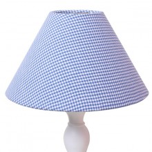 Blue Gingham Lampshade