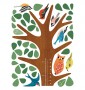 Wall Play Stickers - Woodland Growth Chart