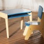Childrens Blue Wooden Desk - Millhouse