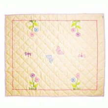 Win Green Butterfly Floor Quilt - Small