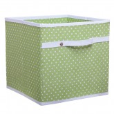 Green Dotty Storage Box
