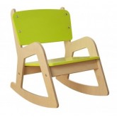 Childrens Green Wooden Rocking Chair - Millhouse