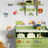Room Mates Stickers - Transport