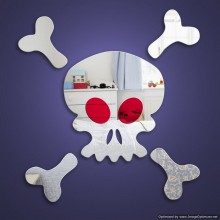 Skull and Crossbones Mirror