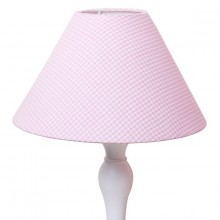 Pink Gingham Lampshade