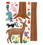 Children's Wall Stickers - Wallies - Woodland Growth Chart Sheet 3