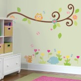 Room Mates Stickers - Scroll Tree Branch