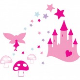 Fairytale Princess Wall Stickers - Mungai Mirrors