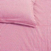 Red Gingham Duvet Set - Single