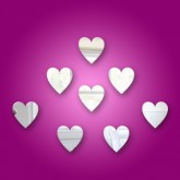 Mini Heart Mirrors