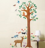 Children's Wall Stickers - Wallies - Woodland Growth Chart