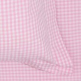 Pink Gingham Duvet Set - Junior