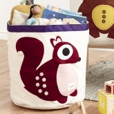 3 Sprouts Storage Bin - Squirrel