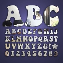 Letter and Number Mirrors