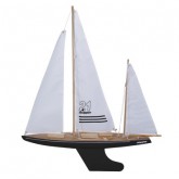 Skipper Blue Water Pond Yacht - Black Hull - 21 Inch