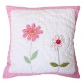 Flower Garden Quilted Cushion