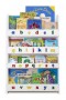 Tidy Books Bookcase - White with lower case letters