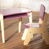 Childrens Pink Wooden Desk - Millhouse