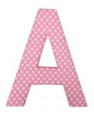 Pink Dotty Letter