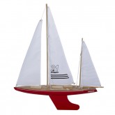 Skipper Blue Water Pond Yacht - Red Hull - 21 Inch