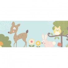 Roommates Woodland Animals Border