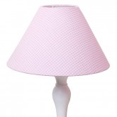 Pink Gingham Lampshade