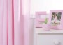 Pink Gingham Pleated Curtains with Lining