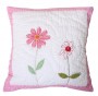 Flower Garden Quilted Cushion