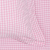 Pink Gingham Pillowcase