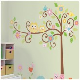 Room Mates Stickers - Scroll Tree