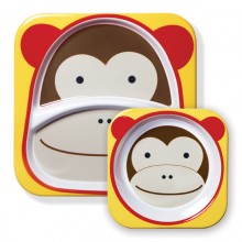 Skip Hop Zoo Monkey Plate and Bowl