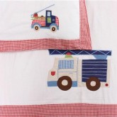 Fire Trucks Duvet Set - Junior